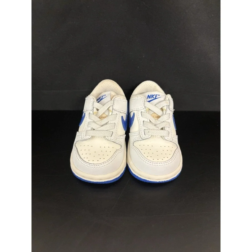 Baby Nike Blue Dunks size 3c barely worn